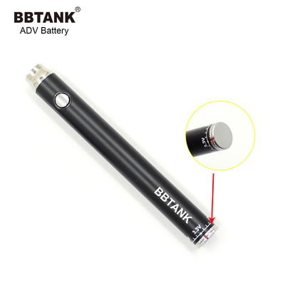 Le bouton de batterie de clope de 510 E préchauffent la batterie réglable rechargeable des ADV 510 des tensions BBTANK