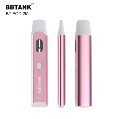 Cosse jetable 2.0ml de BBtank Vape avec le bouton pour le delta épais 8 HHC d'huile de cannabis