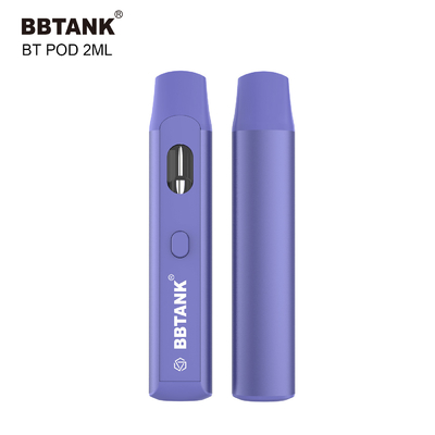 Cosse jetable 2.0ml de BBtank Vape avec le bouton pour le delta épais 8 HHC d'huile de cannabis