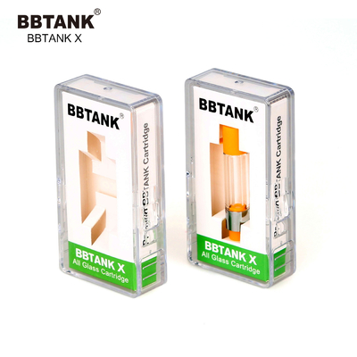 Cartouche en verre originale en gros 0.5ml 1,0 d'usine de BBTANK pleine 2,0 grammes, 510 fil, huile de viscosité d'éventail d'ajustement