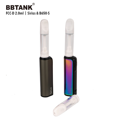 Pleine cartouche en céramique 2ml d'huile de CBD aucun fil des métaux lourds 510 personnalisable
