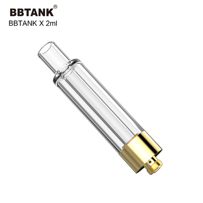 BBtank 2.0ml tout l'atomiseur en verre de fil de la cartouche 510 pour l'huile épaisse de cannabis