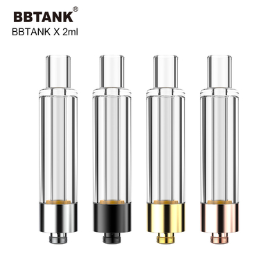 BBtank 2.0ml tout l'atomiseur en verre de fil de la cartouche 510 pour l'huile épaisse de cannabis