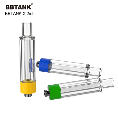 BBtank 2.0ml tout l'atomiseur en verre de fil de la cartouche 510 pour l'huile épaisse de cannabis