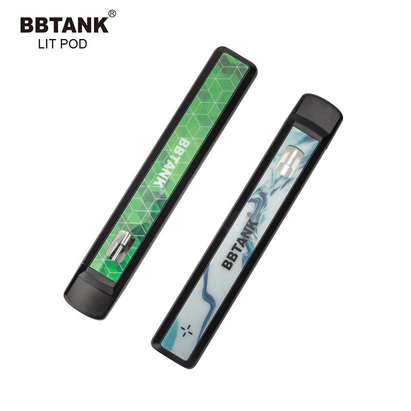 Dispositif jetable imputable de cosse de vape du réservoir 1.0ml en céramique épais d'huile de thc de cbd du delta 8
