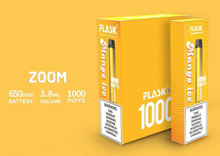 La représentation stable Vapepen Allemagne de dispositifs de disposition de BOURDONNEMENT a fait l'embouchure 650mah 3.8ml 1000puffs de PC