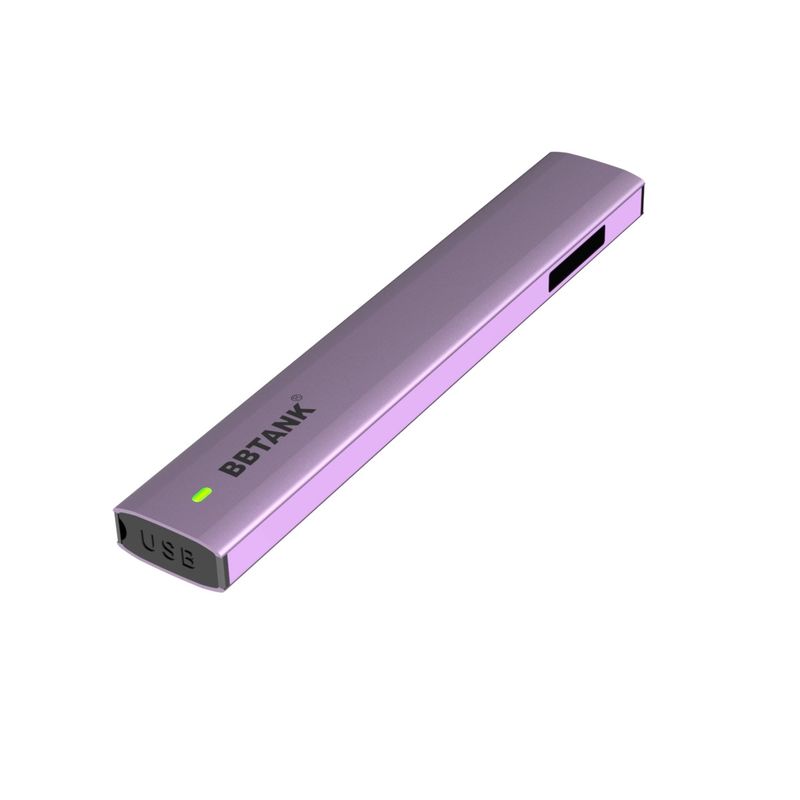 Certification jetable plate des CK de dispositif de 1ML THC Vape avec le noyau en céramique