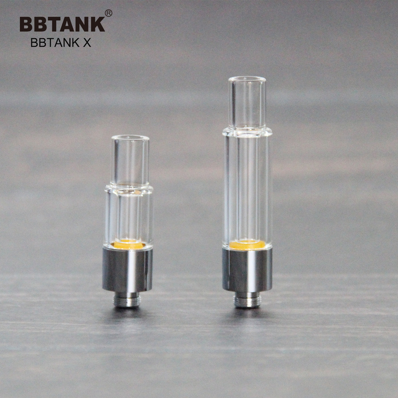 Cartouche en verre originale en gros 0.5ml 1,0 d'usine de BBTANK pleine 2,0 grammes, 510 fil, huile de viscosité d'éventail d'ajustement
